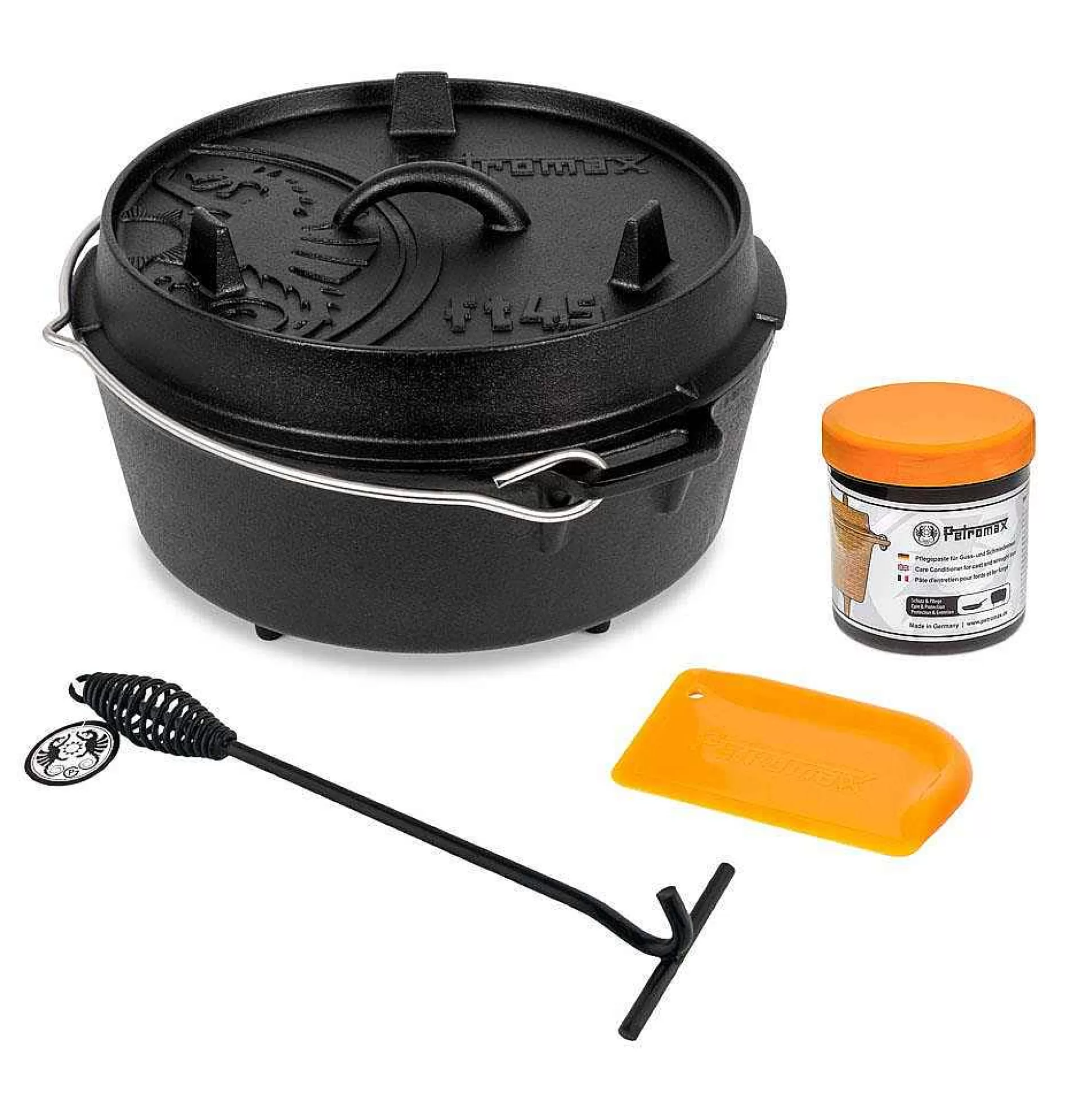 New Feuertopf Ft4.5 Starter-Set Dutch Oven Set 4 Liter Dutch Oven/Feuertopfe