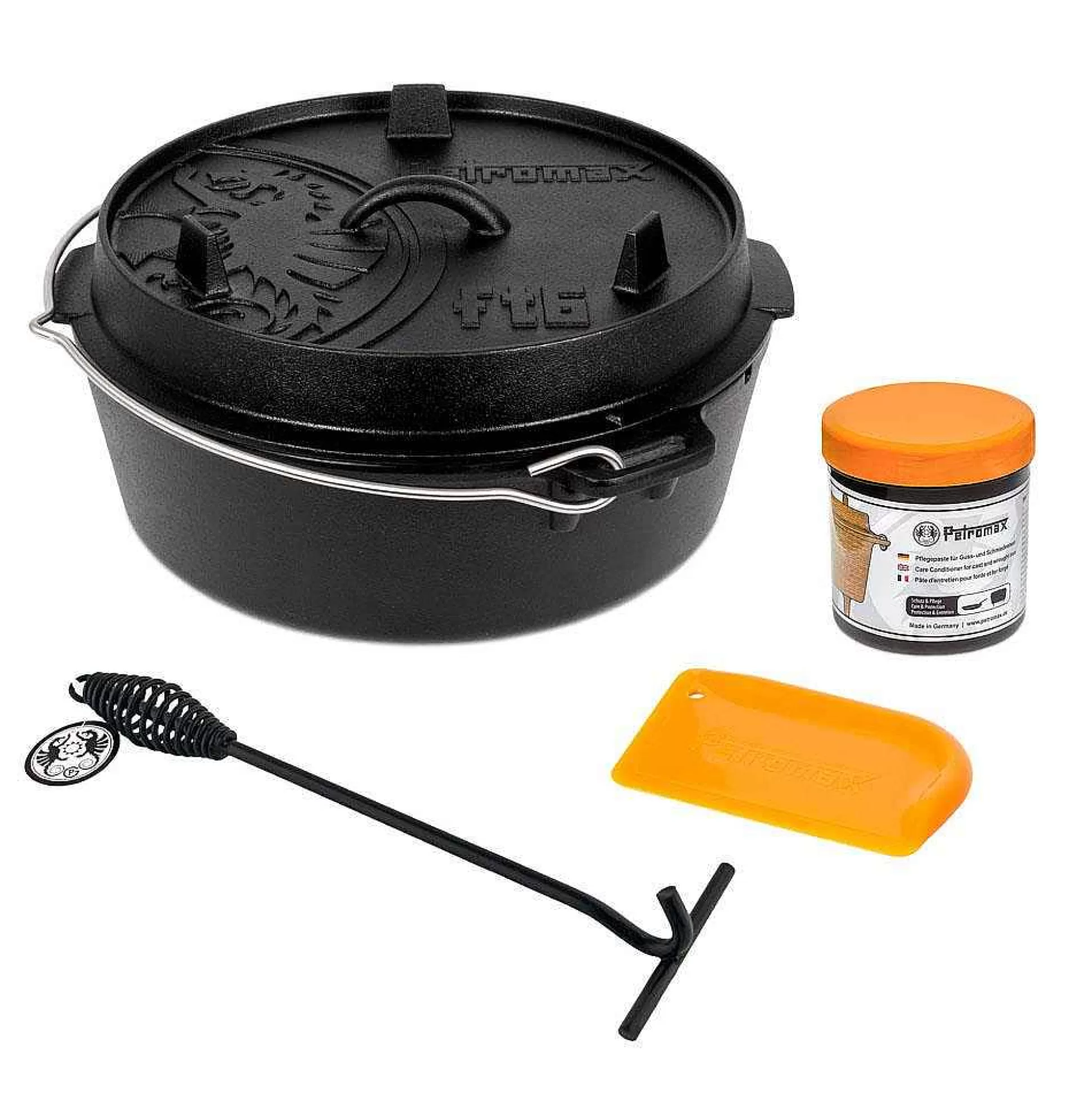 Store Feuertopf Ft6-T Starter-Set Dutch Oven Set 6 Liter Dutch Oven/Feuertopfe