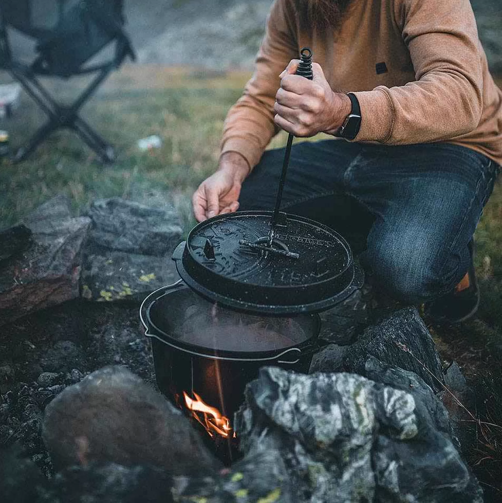 Clearance Feuertopf Ft9-T Starter-Set Dutch Oven Set 9 Liter Dutch Oven/Feuertopfe